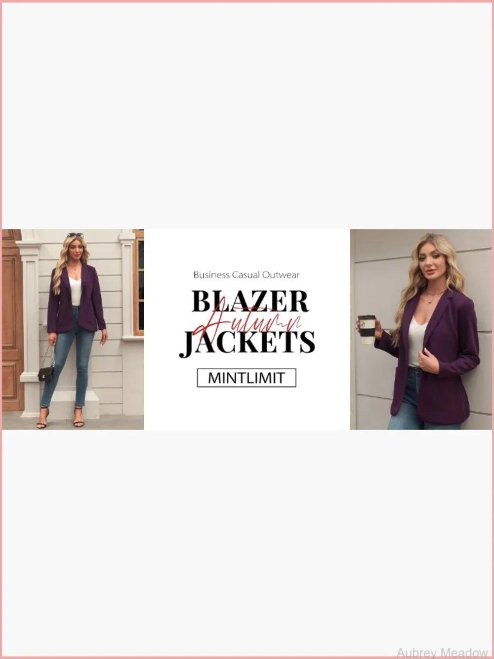 Women's Casual Long Sleeve Open Front Blazer Jacket with Pockets